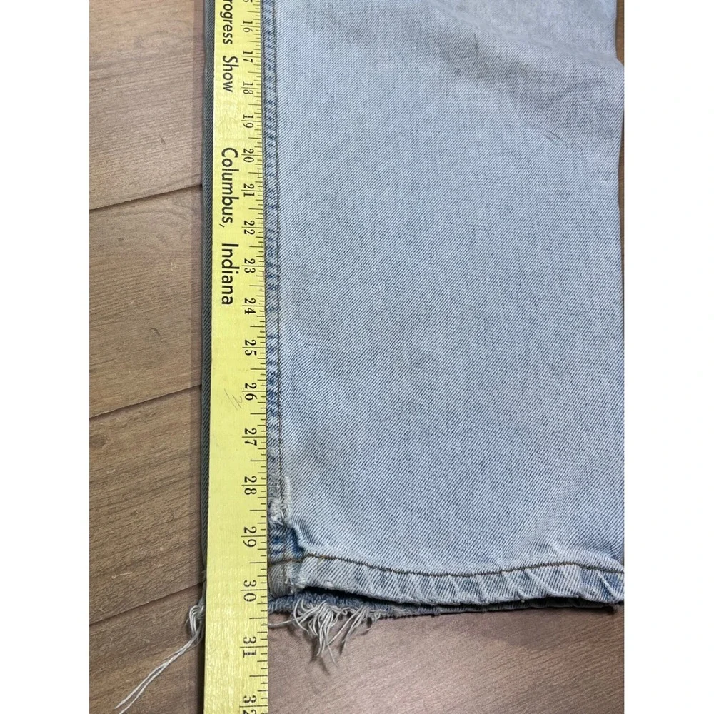 Levis 560 Comfort Fit Jeans‎ Mens 36x32 Light Wash Distressed Denim grunge